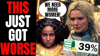 It Gets WORSE For Rings Of Power! | Amazon Will Have ALL FEMALE Directors For Season 2 Of Woke Trash