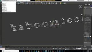 3dsmax Spline Basic Tutorial Part 2