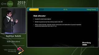 C++Now 2019: Aaditya Kalsi “Slab allocators”