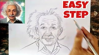 How to draw Albert Einstein Drawing || Albert Einstein Drawing || Pencil Drawing