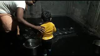 Rishank  enjoying shivling pooja......in kannerimatt temple