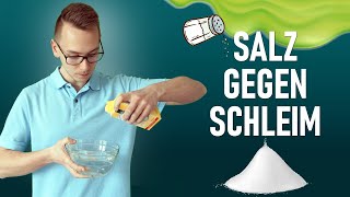 Schleim aus der Lunge lösen mit Salz (so geht's richtig)