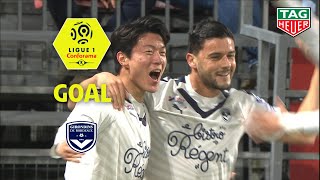 Goal Ui-Jo HWANG (10') / Stade Brestois 29 - Girondins de Bordeaux (1-1) (BREST-GdB) / 2019-20