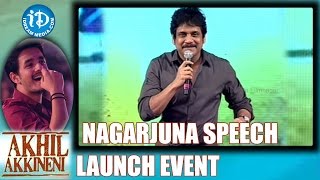 Akkineni Nagarjuna Remembers ANR @ Akhil Akkineni Grand Launch Event