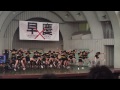 waseda university cheerleading boys at 2nd street dance waseda v.s keio competition