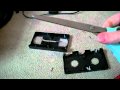 How to fix a broken VHS tape part 1/3