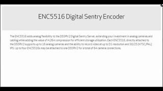 ENC5516 Overview