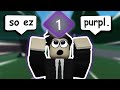 SO I TRIED OUT PURPLE TEAM ON ROBLOX ARSENAL... kind of?