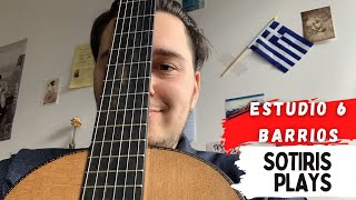 Estudio 6 by Agustin Barrios (E Minor) | Sotiris