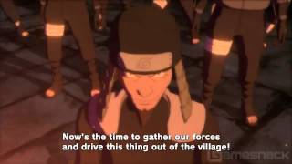 Naruto Shippuden Ultimate Ninja Storm 3 - Nine-Tails attacks Konoha