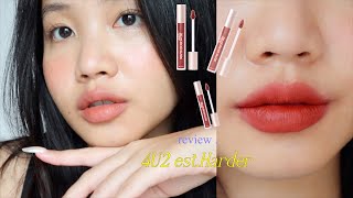 REVIEW | 4U2 EST.HARDER ลิปแมทในตำนาน ! สีใหม่ 16 สีจุกๆ