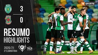 Highlights | Resumo: Sporting 3-0 Paços de Ferreira (Taça de Portugal 20/21)