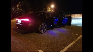 2019 Audi A7 at night