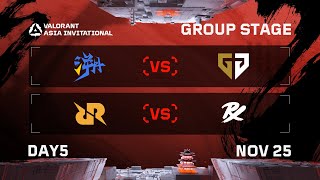 TE vs GEN - RRQ vs PRX - Group Stage - DAY 5 - VALORANT Radiant Asia Invitational