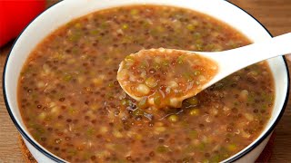 My daughter’s favorite mung bean sago, cool and relieving heat