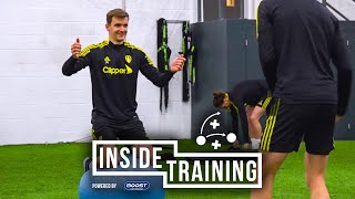 Indoor session and keep ball at Thorp Arch | Inside Training behind-the-scenes