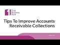 Tips To Improve Accounts Receivable Collections