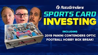 SPORTS CARD COLLECTING IS BACK!  2019 PANINI CONTENDERS OPTIC FOOTBALL BOX BREAK