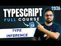 TypeScript Tutorial #15 - Type Inference | How TS Automatically Detects Types