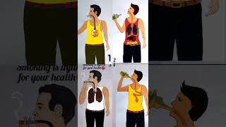 Stop drinking 🚫 And Smoking save your life#rifanaartandcraft #shortvideo #deepmeaningvideos #rifana