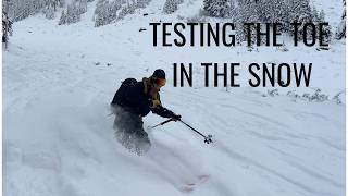 First Ski Tour of the Season at Stevens Pass |  How did the injured toe handle skiing?