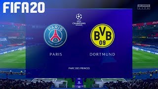 FIFA 20 - Paris Saint Germain vs. Borussia Dortmund @ Parc des Princes