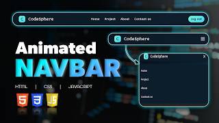 Build a Modern Responsive Navbar with HTML, CSS & JavaScript 🔥 | Part 2
