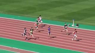 男子200m_A決勝_第32回高体連札幌春季陸上20190512