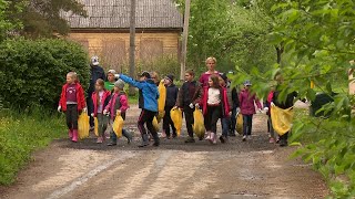 Jēkabpils skolēni piedalās ploginga pārgājienos