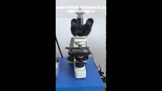 Upright Trinocular biological microscope LB 302 for Onion Observation