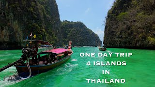 ONE DAY TRIP - 4 ISLANDS IN THAILAND | 4K | 🇹🇭 (Walking Tour) #thailand