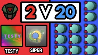 50vs50 2v20?! || SURVIV.IO LONE SURVIVR GRIND WITH SIPER