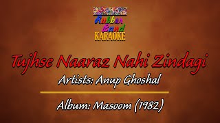Tujhse Naaraz Nahin Zindagi | Anup Ghoshal | By Rubber Band Karaoke