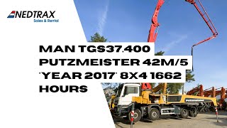 MAN TGS37.400 Putzmeister 42M/5  *YEAR 2017* 8X4 1662 hours