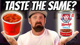 Wendy's Chili: Canned vs. Restaurant Taste Test - Is It a Match?