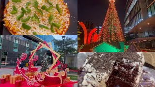 🌺Vlog-18🦋-Christmas Day Celebration #Bangalore #Cake 🥮 #Pizza 🍕