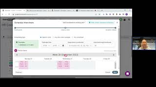 Interview Scheduling tool