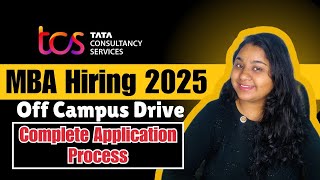 TCS mass hiring announced ✅|| TCS MBA hiring for 2025||TCS off Campus Hiring😍🧿