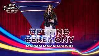 Mariam Mamadashvili - Mzeo - Junior Eurovision 2022 Opening Ceremony