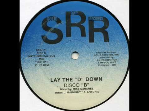 Disco "B" - Lay The "D" Down (SRR 1987) - YouTube