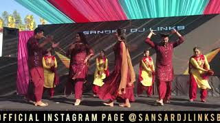 2021 Best Bhangra Group | Top Punjabi Dancer On Stage | Sansar Dj Links Phagwara | Best Dj In Punjab