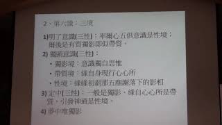 成唯識論摘要 第六講 (含字幕)