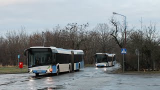 Wjazd kolejnych Solarisów Urbino 18 IV do MPK Legnica