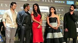 Salman Khan, Alia-Varun,Shahid Kapoor Sing A Birthday Song For Katrina Kaif at IIFA 2017 | SpotboyE
