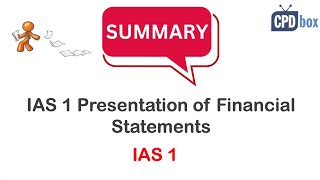 IAS 1 Presentation of Financial Statements: Summary - applies in 2026