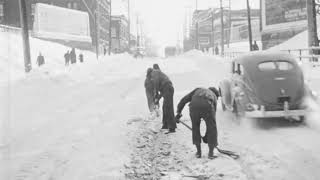 How Ottawa Winter Looked Like In 1942 🎥 OLD VIDEO FOOTAGE