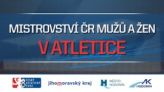 LIVE - pátek - M ČR MUŽŮ A ŽEN NA DRÁZE - Hodonín 2022