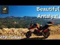 This Motorcycle Ride in Antalya is So BEAUTIFUL! | Turkey Motorcycle Trip | EP9