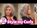 How I Style My Curly Hair *Step by Step*