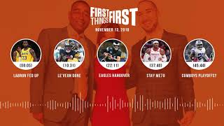 First Things First audio podcast(11.13.18)Cris Carter, Nick Wright, Jenna Wolfe | FIRST THINGS FIRST